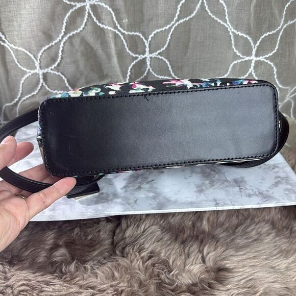 Kate Spade - Black & Multicolor Abstract Print Crossbody Purse - Picture 4 of 14